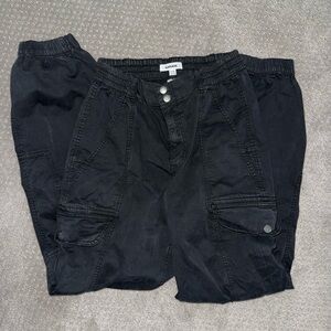 Garage Black Cargo Pants